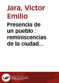 Portada:Presencia de un pueblo : reminiscencias de la ciudad de San Gil del doctor Rito Rueda Rueda