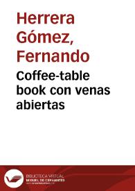 Portada:Coffee-table book con venas abiertas