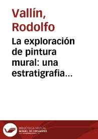 Portada:La exploración de pintura mural: una estratigrafia vertical