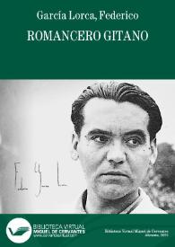 Portada:Romancero gitano / Federico García Lorca