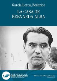Portada:La casa de Bernarda Alba / Federico García Lorca
