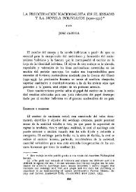 La preocupación nacionalista en el ensayo y la novela bolivianos (1900-1932) / por José Ortega | Biblioteca Virtual Miguel de Cervantes