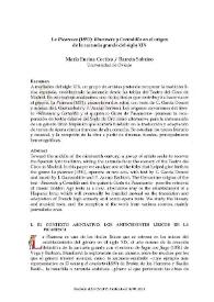 Portada:\"La Picaresca\" (1851): \"Rinconete y Cortadillo\" en el origen de la zarzuela grande del siglo XIX / María Encina Cortizo Rodríguez y Ramón Sobrino Sánchez