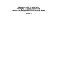 México diverso y desigual : enfoques sociodemográficos  / coordinadora, Beatriz Figueroa Campos  | Biblioteca Virtual Miguel de Cervantes