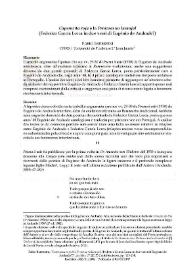 Portada:\"Caperucita Roja\" e la \"Princesa no laranjal\" (Federico García Lorca in due versi di Eugénio de Andrade?) / Fabio Barberini