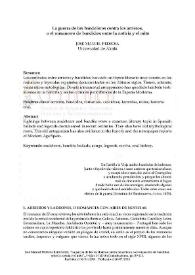 Portada:La guerra de los bandoleros contra los arrieros, o el romancero de bandidos: entre la noticia y el mito / José Manuel Pedrosa