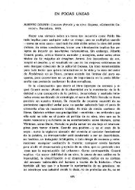 Portada:Cuadernos Hispanoamericanos, núm. 356 (febrero 1980). En pocas líneas / Horacio Salas