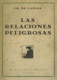 Las relaciones peligrosas / Ch. de Laclos | Biblioteca Virtual Miguel de Cervantes
