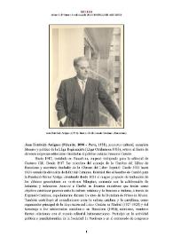 Joan Estelrich Artigues (Felanitx, 1898-París, 1958) [Semblanza] / Sílvia Coll-Vinent | Biblioteca Virtual Miguel de Cervantes