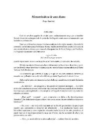 Portada:Memorándum de una dama / Diego San José