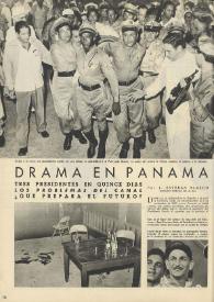 Portada:Drama en Panamá / Por J. Esteban Blasco