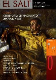 El Salt / Edición digital a partir de Alicante, Instituto Alicantino de Cultura Juan Gil-Albert, 2004- | Biblioteca Virtual Miguel de Cervantes