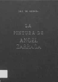 La pintura de Ángel Zárraga / por J. M. González de Mendoza | Biblioteca Virtual Miguel de Cervantes