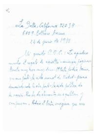 Carta de Jorge Guillén a Camilo José Cela. California, 24 de junio de 1970
 | Biblioteca Virtual Miguel de Cervantes
