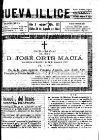 Nueva Illice (1913-1927). Núm. 522, 20 de agosto de 1922 | Biblioteca Virtual Miguel de Cervantes