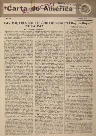 Carta de América. Núm. 86, agosto de 1944 | Biblioteca Virtual Miguel de Cervantes