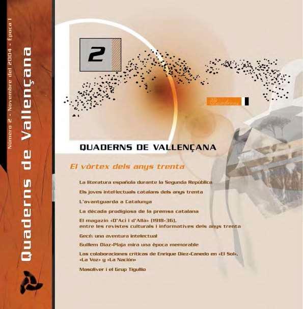 Quaderns de Vallençana. Núm. 2, 2004 | Biblioteca Virtual Miguel de Cervantes
