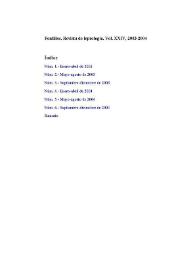 Portada:Fontilles. Revista de Leprología. Vol. XXIV, 2003-2004