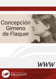 Portada:Concepción Gimeno de Flaquer / directora M.ª de los Ángeles Ayala Aracil