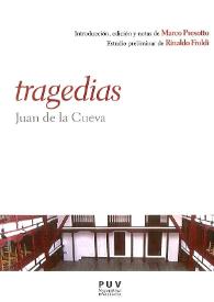 Portada:Prólogo a las \"Tragedias\" de Juan de la Cueva / Joan Oleza