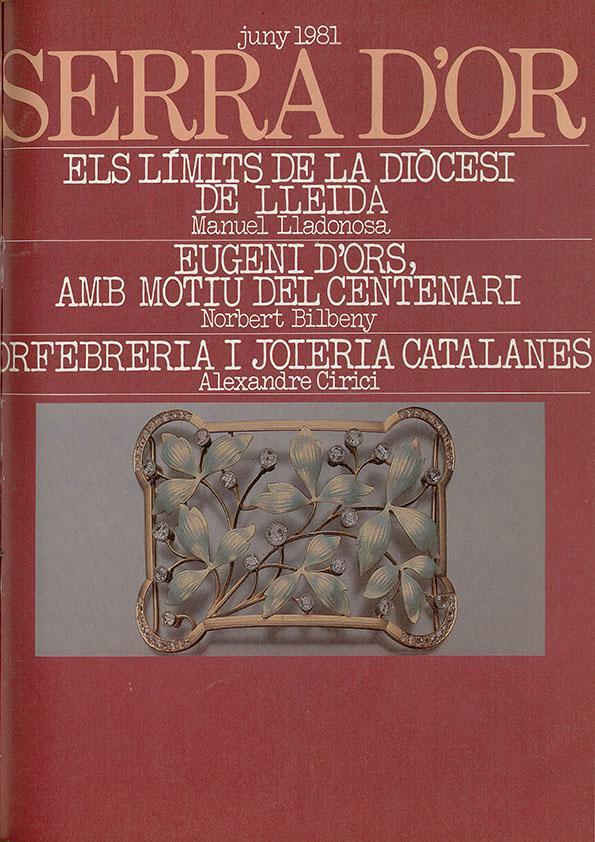 Serra d'Or. Any XXIII, núm. 261, juny 1981 | Biblioteca Virtual Miguel de Cervantes