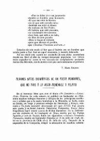 Algunos datos biográficos de un poeta montañés, que no tuvo a la vista Menéndez Pelayo / Eduardo De Huidobro | Biblioteca Virtual Miguel de Cervantes