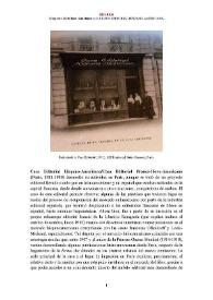 Casa Editorial Hispano-Americana/Casa Editorial Franco-Ibero-Americana (París, 1911-1930) [Semblanza] / Margarita Merbilhaá | Biblioteca Virtual Miguel de Cervantes