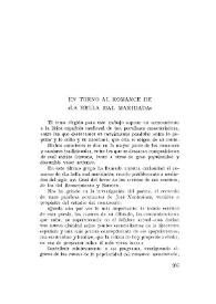 Portada:En torno al romance de \"La bella mal maridada\" / Dolly Lucero de Padrón