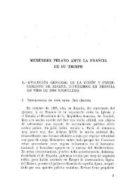 Menéndez Pelayo ante la Francia de su tiempo / André Barón | Biblioteca Virtual Miguel de Cervantes