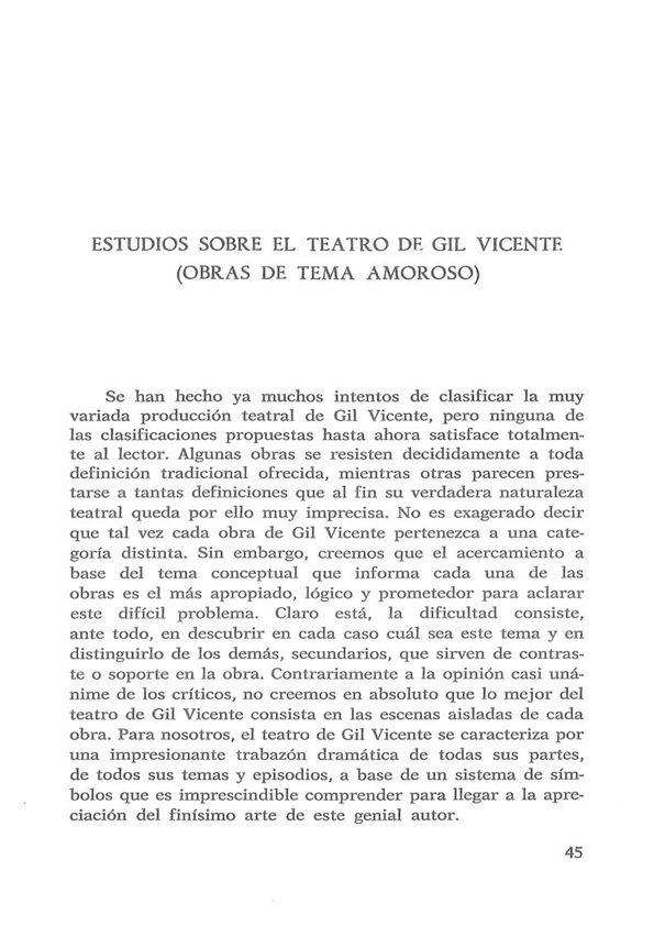 Estudios sobre el teatro de Gil Vicente (Obras de tema amoroso) / Stanislav Zimic | Biblioteca Virtual Miguel de Cervantes