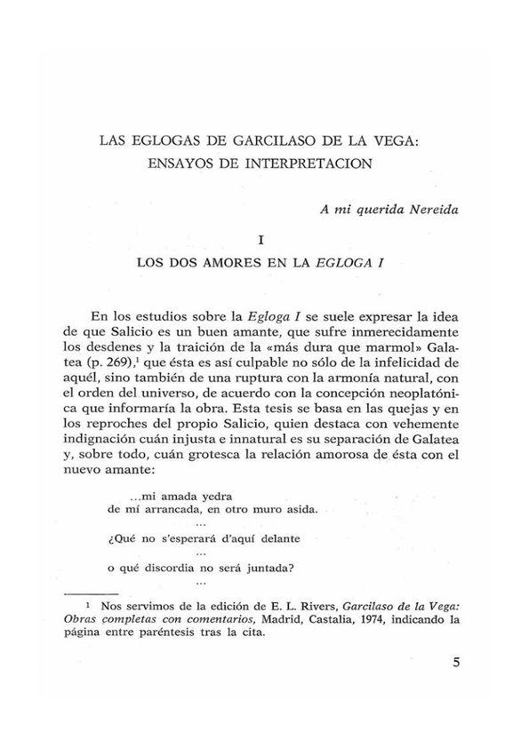 Las églogas de Garcilaso de la Vega: ensayos de interpretación / Stanislav Zimic | Biblioteca Virtual Miguel de Cervantes