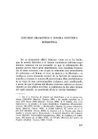 Portada:Discurso dramático y novela histórica romántica / Ermitas Penas Varela