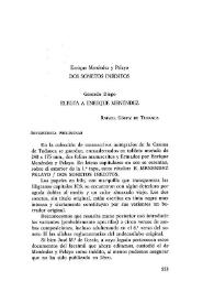 Enrique Menéndez Pelayo: Dos sonetos inéditos. Gerardo Diego: Elegía a Enrique Menéndez Pelayo / Rafael  Gómez de Tudanca | Biblioteca Virtual Miguel de Cervantes