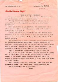 Portada:This is my no. 1 fascinator / Anita Colby