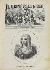 El Álbum de la Mujer : Periódico Ilustrado. Año 1, tomo 1, núm. 2, 16 de septiembre de 1883 | Biblioteca Virtual Miguel de Cervantes