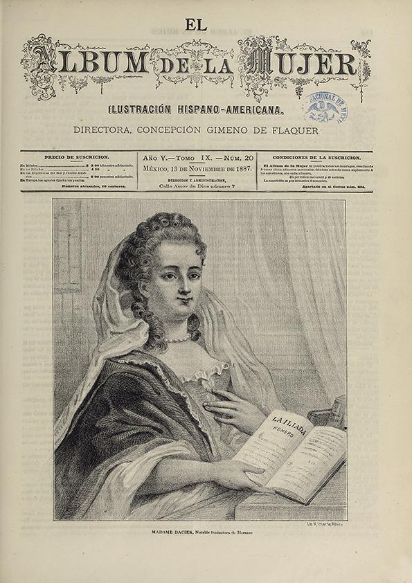 El Álbum de la Mujer : Periódico Ilustrado. Año 5, tomo 9, núm. 20, 13 de noviembre de 1887 | Biblioteca Virtual Miguel de Cervantes