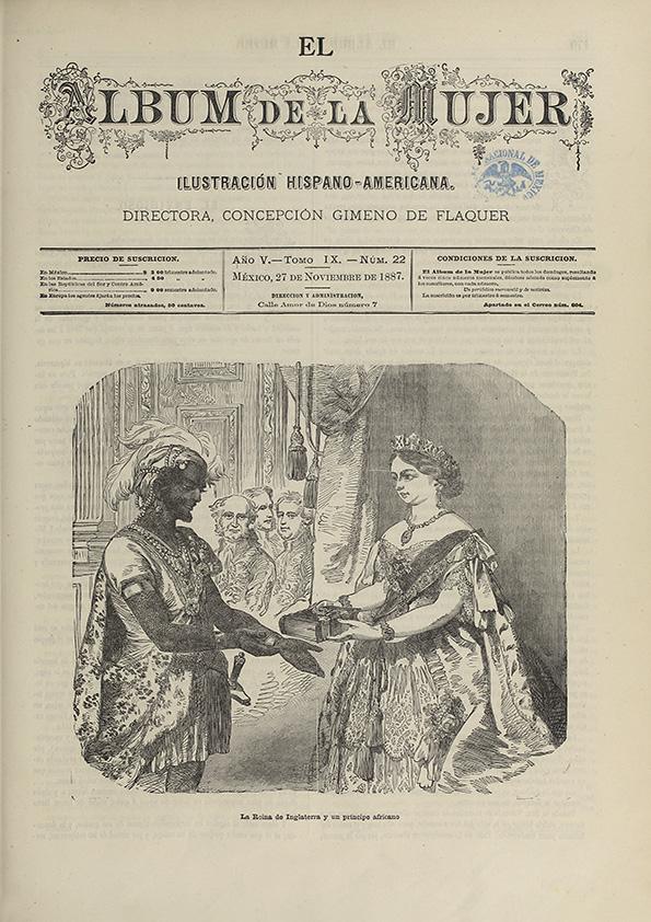 El Álbum de la Mujer : Periódico Ilustrado. Año 5, tomo 9, núm. 22, 27 de noviembre de 1887 | Biblioteca Virtual Miguel de Cervantes