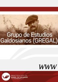 Grupo de Estudios Galdosianos (GREGAL) | Biblioteca Virtual Miguel de Cervantes