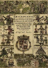 Descripcion d[e] las Indias Ocidentales / de Antonio de Herrera ... | Biblioteca Virtual Miguel de Cervantes