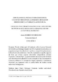Portada:Desvelando el poema cinematográfico: un encuentro entre la \"Germania\" de Martin Heidegger y la narrativa audiovisual / Aarón Rodríguez Serrano