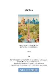 Signa : revista de la Asociación Española de Semiótica. Núm. 29, 2020 | Biblioteca Virtual Miguel de Cervantes