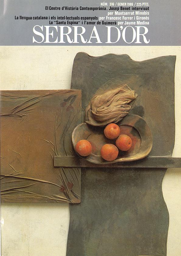 Serra d'Or. Any XXVIII, núm. 316, gener 1986 | Biblioteca Virtual Miguel de Cervantes