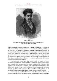 Portada:Julia Codorniu de la Matta [editora] (Manila, 1854 - Madrid, 1906) [Semblanza] / Sylvie Turc-Zinopoulos