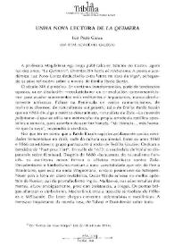 Portada:Unha nova lectura de \"La Quimera\" / Luz Pozo Garza