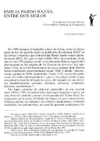 Emilia Pardo Bazán, entre dos siglos / José Manuel González Herrán | Biblioteca Virtual Miguel de Cervantes