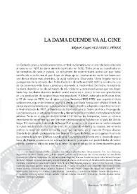 La dama duende va al cine / Miguel Ángel Auladell Pérez | Biblioteca Virtual Miguel de Cervantes