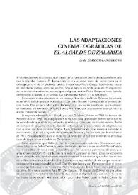 Las adaptaciones cinematográficas de "El alcalde de Zalamea" / Stela Emilova Angelova | Biblioteca Virtual Miguel de Cervantes