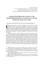 Concepción Gimeno de Flaquer y los escritores españoles:  "El Álbum de la Mujer" mexicano entre 1883 y 1888 / Carmen Servén Díez | Biblioteca Virtual Miguel de Cervantes