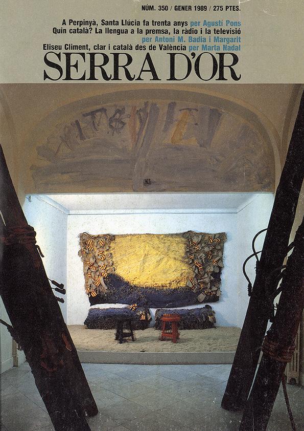 Serra d'Or. Any XXXI, núm. 350, gener 1989 | Biblioteca Virtual Miguel de Cervantes