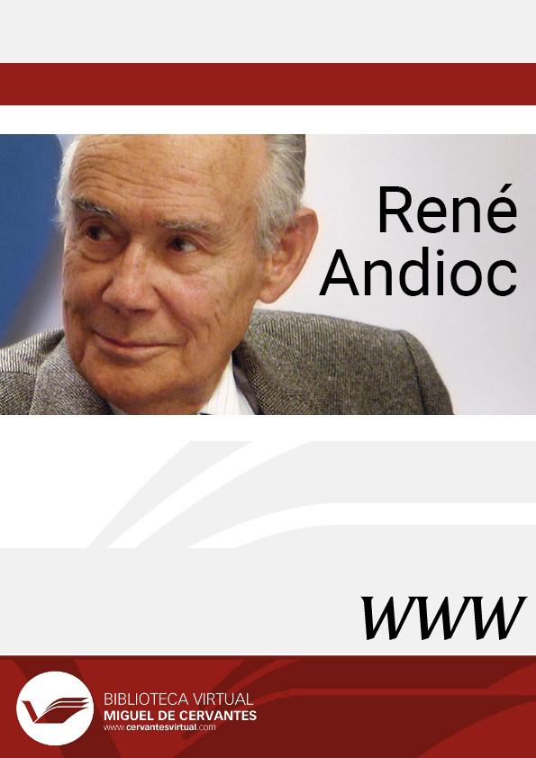 René Andioc / director Enrique Rubio Cremades | Biblioteca Virtual Miguel de Cervantes